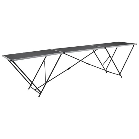 Mesa para empapelar plegable de MDF y aluminio 300x60x78 cm de vidaXL, Mesas plegables - Ref: Foro24-140718, Precio: 144,96 €...