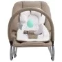 Hamaca mecedora para bebés de acero gris taupe de vidaXL, Mecedoras y sillas para bebés - Ref: Foro24-10255, Precio: 116,51 €...