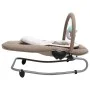 Hamaca mecedora para bebés de acero gris taupe de vidaXL, Mecedoras y sillas para bebés - Ref: Foro24-10255, Precio: 116,51 €...