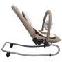 Hamaca mecedora para bebés de acero gris taupe de vidaXL, Mecedoras y sillas para bebés - Ref: Foro24-10255, Precio: 116,51 €...