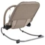 Hamaca mecedora para bebés de acero gris taupe de vidaXL, Mecedoras y sillas para bebés - Ref: Foro24-10255, Precio: 116,51 €...