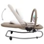 Hamaca mecedora para bebés de acero gris taupe de vidaXL, Mecedoras y sillas para bebés - Ref: Foro24-10255, Precio: 116,51 €...