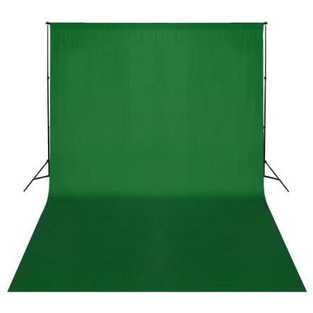 Sistema de soporte de telón fondo 500x300 cm verde de vidaXL, Fondos - Ref: Foro24-160069, Precio: 84,89 €, Descuento: %