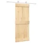 Sliding door with solid pine wood fittings 85x210 cm by vidaXL, Doors - Ref: Foro24-3203088, Price: 175,43 €, Discount: %
