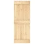 Puerta corredera con herrajes madera maciza de pino 80x210 cm von vidaXL, Türen - Ref: Foro24-3203087, Preis: 181,04 €, Rabat...