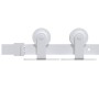 Puerta corredera con herrajes madera maciza de pino 80x210 cm de vidaXL, Puertas - Ref: Foro24-3203087, Precio: 170,04 €, Des...