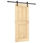 Sliding door with solid pine wood fittings 85x210 cm by vidaXL, Doors - Ref: Foro24-3202977, Price: 178,90 €, Discount: %