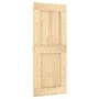 Schiebetür mit Beschlägen aus massivem Kiefernholz, 85 x 210 cm von vidaXL, Türen - Ref: Foro24-3202977, Preis: 178,90 €, Rab...