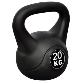 Pesa kettlebell 20 kg de vidaXL, Peso libre - Ref: Foro24-90394, Precio: 76,71 €, Descuento: %