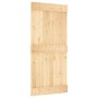 Puerta corredera con herrajes madera maciza de pino 95x210 cm de vidaXL, Puertas - Ref: Foro24-3202990, Precio: 174,07 €, Des...