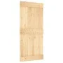 Puerta corredera con herrajes madera maciza de pino 95x210 cm de vidaXL, Puertas - Ref: Foro24-3202990, Precio: 172,30 €, Des...
