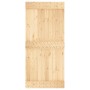 Puerta corredera con herrajes madera maciza de pino 95x210 cm de vidaXL, Puertas - Ref: Foro24-3202990, Precio: 174,07 €, Des...