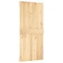 Puerta corredera con herrajes madera maciza de pino 95x210 cm de vidaXL, Puertas - Ref: Foro24-3202990, Precio: 172,30 €, Des...
