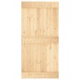 Puerta corredera con herrajes madera maciza de pino 100x210 cm de vidaXL, Puertas - Ref: Foro24-3202991, Precio: 204,53 €, De...