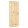 Puerta corredera con herrajes madera maciza de pino 85x210 cm de vidaXL, Puertas - Ref: Foro24-3202994, Precio: 181,11 €, Des...