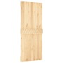 Puerta corredera con herrajes madera maciza de pino 85x210 cm de vidaXL, Puertas - Ref: Foro24-3203048, Precio: 157,63 €, Des...