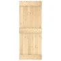 Puerta corredera con herrajes madera maciza de pino 80x210 cm de vidaXL, Puertas - Ref: Foro24-3203047, Precio: 172,32 €, Des...