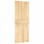 Puerta corredera con herrajes madera maciza de pino 80x210 cm de vidaXL, Puertas - Ref: Foro24-3203047, Precio: 172,32 €, Des...