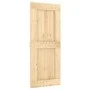Puerta corredera con herrajes madera maciza de pino 85x210 cm de vidaXL, Puertas - Ref: Foro24-3203052, Precio: 190,15 €, Des...