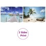 Biombo divisor plegable Playa 217x170 cm de vidaXL, Divisores de ambientes - Ref: Foro24-240480, Precio: 127,34 €, Descuento: %