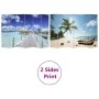 Biombo divisor plegable Playa 217x170 cm de vidaXL, Divisores de ambientes - Ref: Foro24-240480, Precio: 124,62 €, Descuento: %