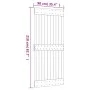 Sliding door with solid pine wood fittings 90x210 cm by vidaXL, Doors - Ref: Foro24-3203127, Price: 186,82 €, Discount: %