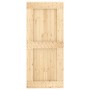 Puerta corredera con herrajes madera maciza de pino 90x210 cm de vidaXL, Puertas - Ref: Foro24-3203131, Precio: 202,14 €, Des...