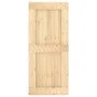 Schiebetür mit Beschlägen aus massivem Kiefernholz, 90 x 210 cm von vidaXL, Türen - Ref: Foro24-3203131, Preis: 202,38 €, Rab...