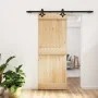 Puerta corredera con herrajes madera maciza de pino 80x210 cm by vidaXL, Doors - Ref: Foro24-3203140, Price: 168,01 €, Discou...