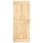 Schiebetür mit Beschlägen aus massivem Kiefernholz, 85 x 210 cm von vidaXL, Türen - Ref: Foro24-3203141, Preis: 163,97 €, Rab...