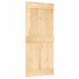 Puerta corredera con herrajes madera maciza de pino 90x210 cm de vidaXL, Puertas - Ref: Foro24-3203142, Precio: 189,15 €, Des...
