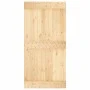 Schiebetür mit Beschlägen aus massivem Kiefernholz, 100 x 210 cm von vidaXL, Türen - Ref: Foro24-3203144, Preis: 209,17 €, Ra...