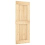 Puerta corredera con herrajes madera maciza de pino 80x210 cm de vidaXL, Puertas - Ref: Foro24-3203146, Precio: 194,98 €, Des...
