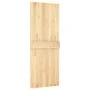 Puerta corredera con herrajes madera maciza de pino 80x210 cm de vidaXL, Puertas - Ref: Foro24-3203146, Precio: 194,02 €, Des...