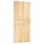 Puerta corredera con herrajes madera maciza de pino 95x210 cm by vidaXL, Doors - Ref: Foro24-3203149, Price: 195,06 €, Discou...