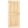 Schiebetür mit Beschlägen aus massivem Kiefernholz, 90 x 210 cm von vidaXL, Türen - Ref: Foro24-3203206, Preis: 184,10 €, Rab...