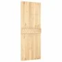Schiebetür mit Beschlägen aus massivem Kiefernholz 80x210 cm von vidaXL, Türen - Ref: Foro24-3203237, Preis: 185,40 €, Rabatt: %