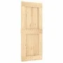 Puerta corredera con herrajes madera maciza de pino 85x210 cm de vidaXL, Puertas - Ref: Foro24-3203238, Precio: 180,87 €, Des...