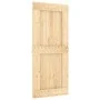 Puerta corredera con herrajes madera maciza de pino 90x210 cm de vidaXL, Puertas - Ref: Foro24-3203239, Precio: 188,09 €, Des...