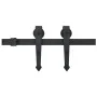 Puerta corredera con herrajes madera maciza de pino 95x210 cm de vidaXL, Puertas - Ref: Foro24-3203240, Precio: 187,04 €, Des...