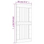 Puerta corredera con herrajes madera maciza de pino 95x210 cm de vidaXL, Puertas - Ref: Foro24-3203240, Precio: 184,46 €, Des...