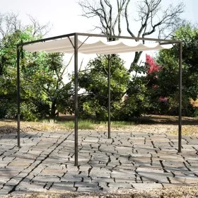 Cenador de jardín con tejado toldo retráctil de vidaXL, Carpas y cenadores - Ref: Foro24-40786, Precio: 275,54 €, Descuento: %