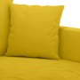 Juego de sofás con cojines 3 piezas terciopelo amarillo en Sofás | Comprar online en Foru.es