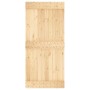 Puerta corredera con herrajes madera maciza de pino 95x210 cm de vidaXL, Puertas - Ref: Foro24-3203258, Precio: 196,33 €, Des...