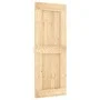 Puerta corredera con herrajes madera maciza de pino 80x210 cm de vidaXL, Puertas - Ref: Foro24-3203261, Precio: 199,50 €, Des...