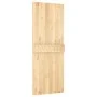 Puerta corredera con herrajes madera maciza de pino 80x210 cm de vidaXL, Puertas - Ref: Foro24-3203261, Precio: 199,50 €, Des...
