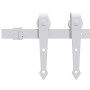 Puerta corredera con herrajes madera maciza de pino 80x210 cm de vidaXL, Puertas - Ref: Foro24-3203261, Precio: 201,62 €, Des...