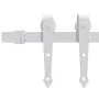 Puerta corredera con herrajes madera maciza de pino 80x210 cm de vidaXL, Puertas - Ref: Foro24-3203261, Precio: 199,50 €, Des...