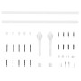 Puerta corredera con herrajes madera maciza de pino 80x210 cm de vidaXL, Puertas - Ref: Foro24-3203261, Precio: 201,62 €, Des...