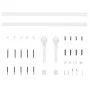 Puerta corredera con herrajes madera maciza de pino 90x210 cm de vidaXL, Puertas - Ref: Foro24-3203263, Precio: 207,12 €, Des...